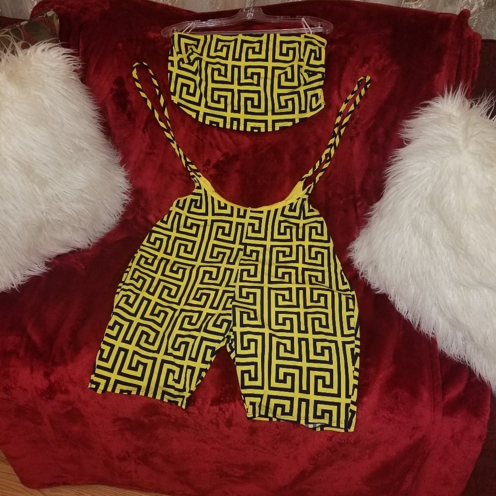 2 piece set romper set